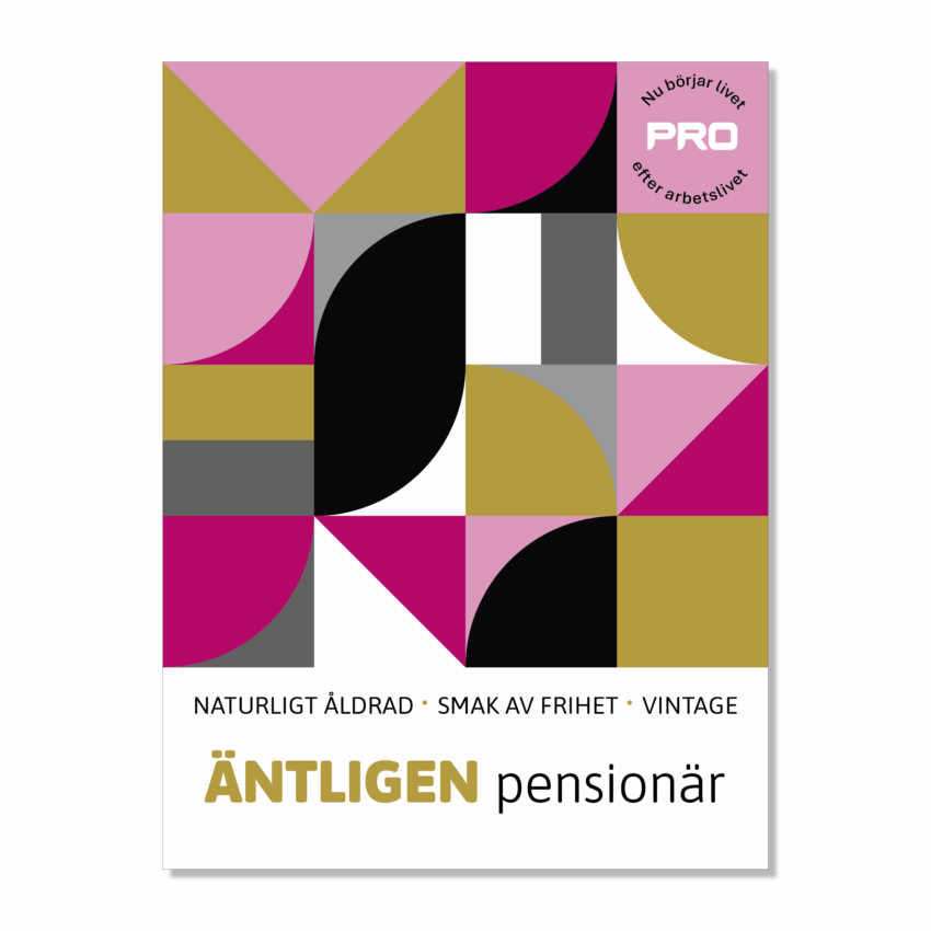 Flasketikett Äntligen Pensionär