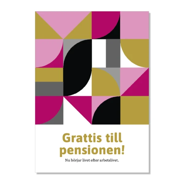 Grattiskort Äntligen Pensionär